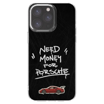 Picasee διαφανής θήκη σιλικόνης Apple iPhone 15 Pro Max - Dark Racer