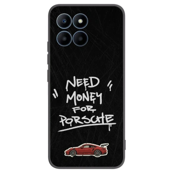Picasee Μαύρη θήκη σιλικόνης για Honor 70 Lite - Dark Racer