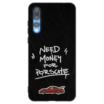 Picasee Μαύρη θήκη σιλικόνης για Huawei P20 Pro - Dark Racer