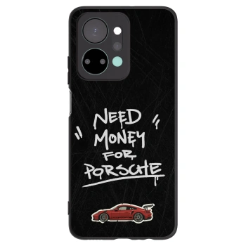 Picasee Μαύρη θήκη σιλικόνης για Honor X7a - Dark Racer