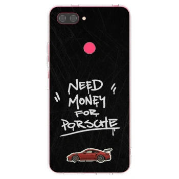 Picasee διαφανής θήκη σιλικόνης Xiaomi Mi 8 Lite - Dark Racer