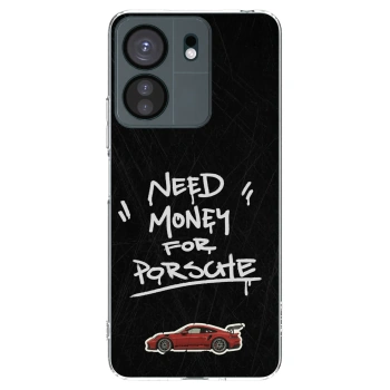 Picasee διαφανής θήκη σιλικόνης Xiaomi Redmi 13C 4G - Dark Racer