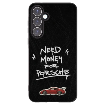 Picasee Μαύρη θήκη σιλικόνης για Samsung Galaxy A55 5G A556B - Dark Racer