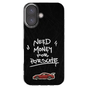 Picasee διαφανής θήκη σιλικόνης Apple iPhone 16 - Dark Racer