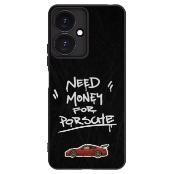 Picasee Μαύρη θήκη σιλικόνης για Xiaomi Redmi 13C 5G - Dark Racer