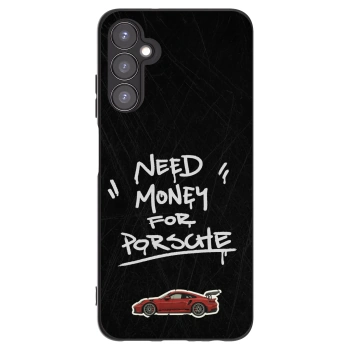 Picasee Μαύρη θήκη σιλικόνης για Samsung Galaxy A05s A057G - Dark Racer