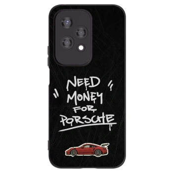 Picasee Μαύρη θήκη σιλικόνης για Honor 200 Lite - Dark Racer