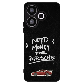 Picasee Μαύρη θήκη σιλικόνης για Xiaomi Redmi 13 4G - Dark Racer