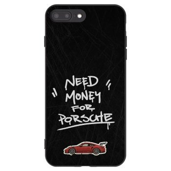 Picasee Μαύρη θήκη σιλικόνης για Apple iPhone 8 Plus - Dark Racer