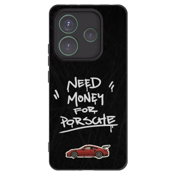 Picasee Μαύρη θήκη σιλικόνης για Xiaomi Redmi Note 14 5G - Dark Racer