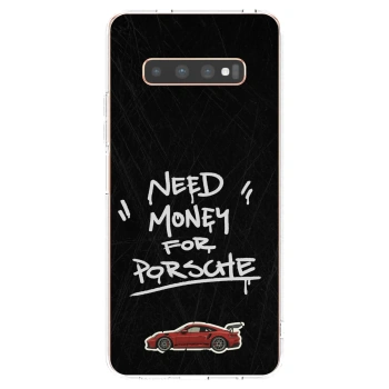 Picasee διαφανής θήκη σιλικόνης Samsung Galaxy S10 Plus G975 - Dark Racer