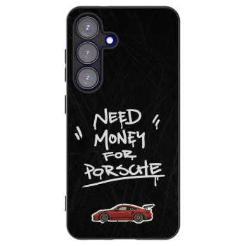 Picasee Μαύρη θήκη σιλικόνης για Samsung Galaxy S25 5G - Dark Racer