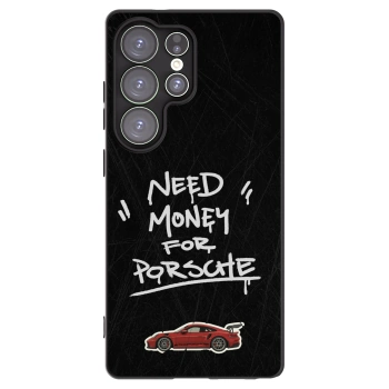 Picasee Μαύρη θήκη σιλικόνης για Samsung Galaxy S25 Ultra 5G - Dark Racer