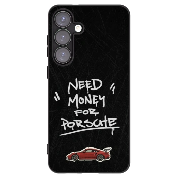 Picasee Μαύρη θήκη σιλικόνης για Samsung Galaxy S25+ 5G - Dark Racer