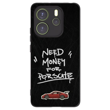 Picasee Μαύρη θήκη σιλικόνης για Xiaomi Redmi Note 14 4G - Dark Racer