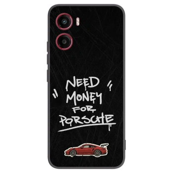 Picasee Μαύρη θήκη σιλικόνης για Motorola Moto G05 - Dark Racer