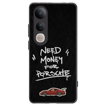 Picasee Μαύρη θήκη σιλικόνης για Vivo V50 Lite 5G - Dark Racer
