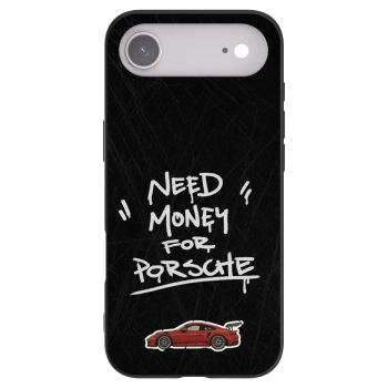 Picasee Μαύρη θήκη σιλικόνης για Apple iPhone Air - Dark Racer