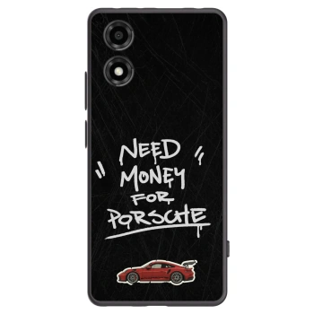 Picasee Μαύρη θήκη σιλικόνης για Motorola Moto E14 - Dark Racer