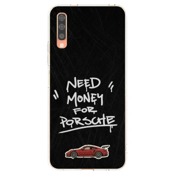 Picasee διαφανής θήκη σιλικόνης Samsung Galaxy A70 A705F - Dark Racer