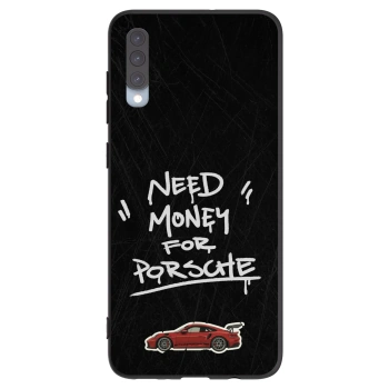 Picasee Μαύρη θήκη σιλικόνης για Samsung Galaxy A70 A705F - Dark Racer