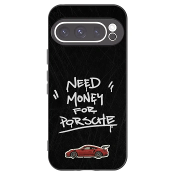 Picasee Μαύρη θήκη σιλικόνης για Google Pixel 9 Pro XL - Dark Racer