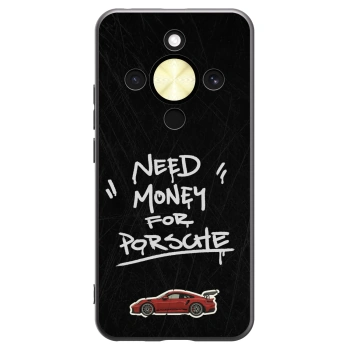 Picasee Μαύρη θήκη σιλικόνης για Honor Magic8 Lite 5G - Dark Racer