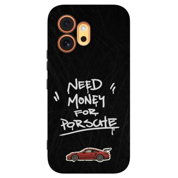 Picasee Μαύρη θήκη σιλικόνης για Honor 600 - Dark Racer