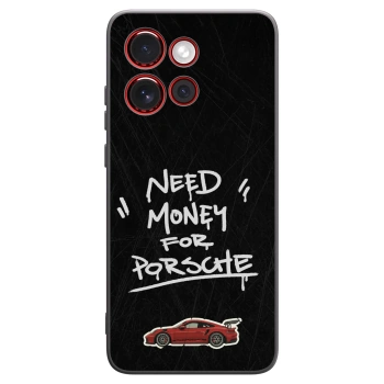 Picasee Μαύρη θήκη σιλικόνης για Motorola Edge 60 Neo 5G - Dark Racer