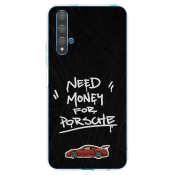 Picasee διαφανής θήκη σιλικόνης Huawei Nova 5T - Dark Racer