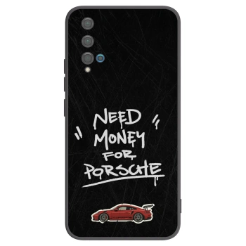 Picasee Μαύρη θήκη σιλικόνης για Huawei Nova 5T - Dark Racer