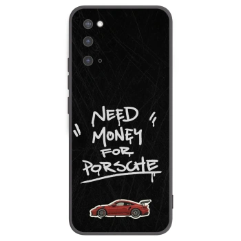 Picasee Μαύρη θήκη σιλικόνης για Samsung Galaxy S20 G980F - Dark Racer