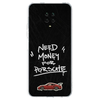 Picasee διαφανής θήκη σιλικόνης Xiaomi Redmi Note 9 Pro - Dark Racer