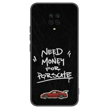 Picasee Μαύρη θήκη σιλικόνης για Xiaomi Redmi Note 9 Pro - Dark Racer