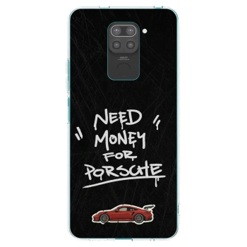 Picasee Μαύρη θήκη σιλικόνης για Xiaomi Redmi Note 9 - Dark Racer