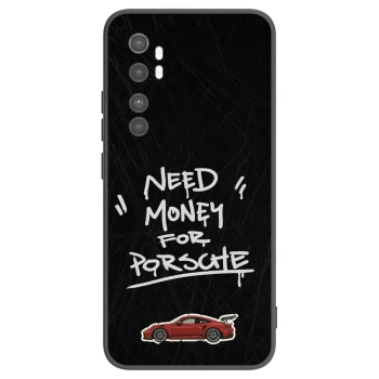 Picasee Μαύρη θήκη σιλικόνης για Xiaomi Mi Note 10 Lite - Dark Racer