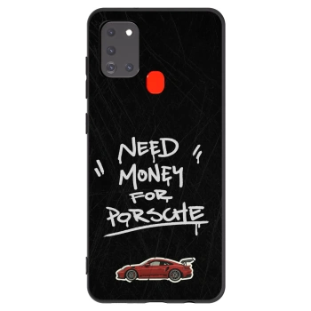 Picasee Μαύρη θήκη σιλικόνης για Samsung Galaxy A21s - Dark Racer