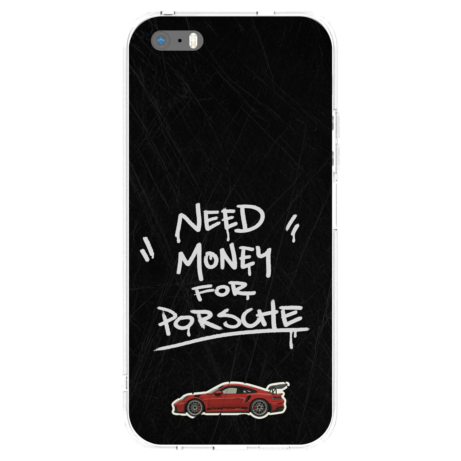 Picasee διαφανής θήκη σιλικόνης Apple iPhone 5/5S/SE - Dark Racer