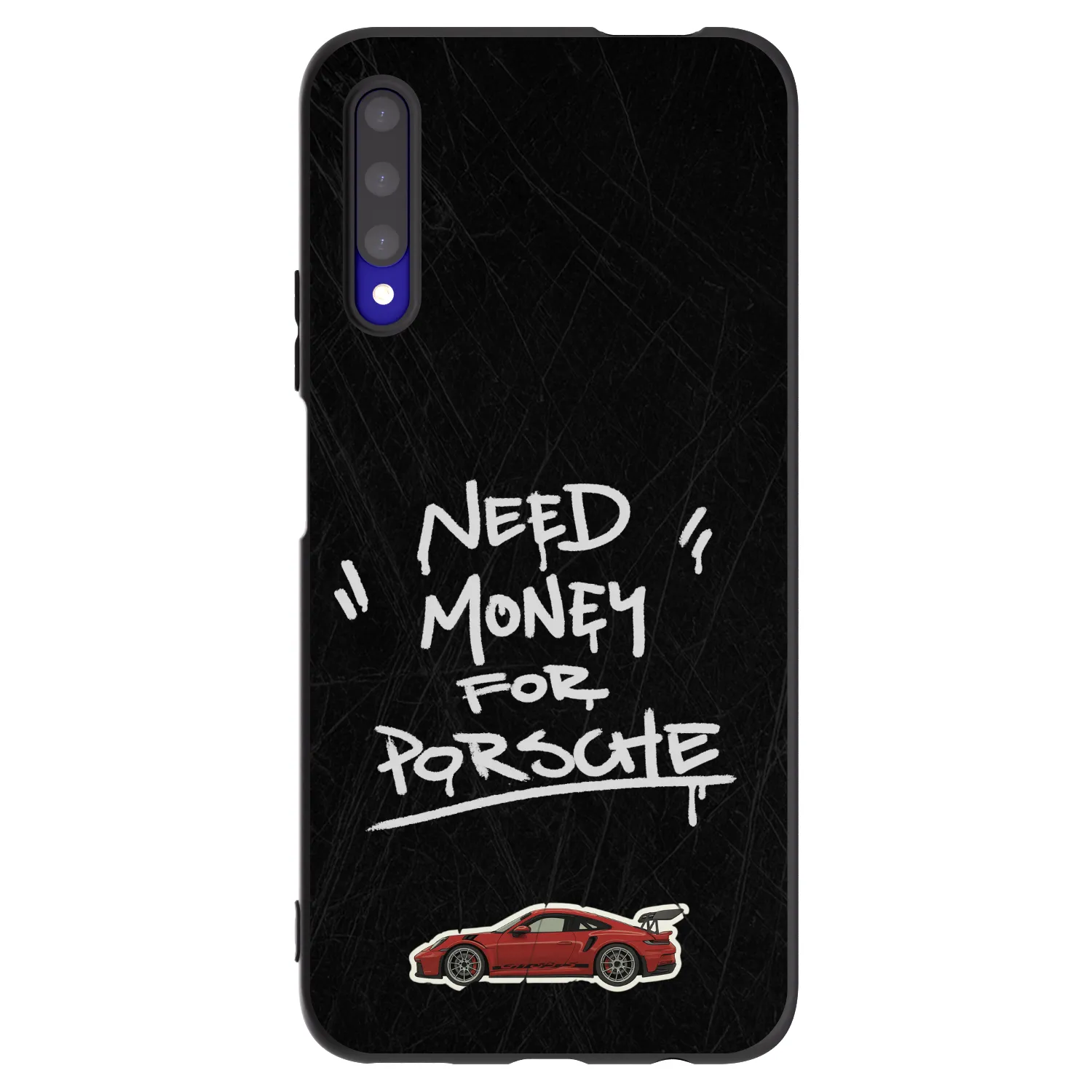 Picasee Μαύρη θήκη σιλικόνης για Honor 9X Pro - Dark Racer