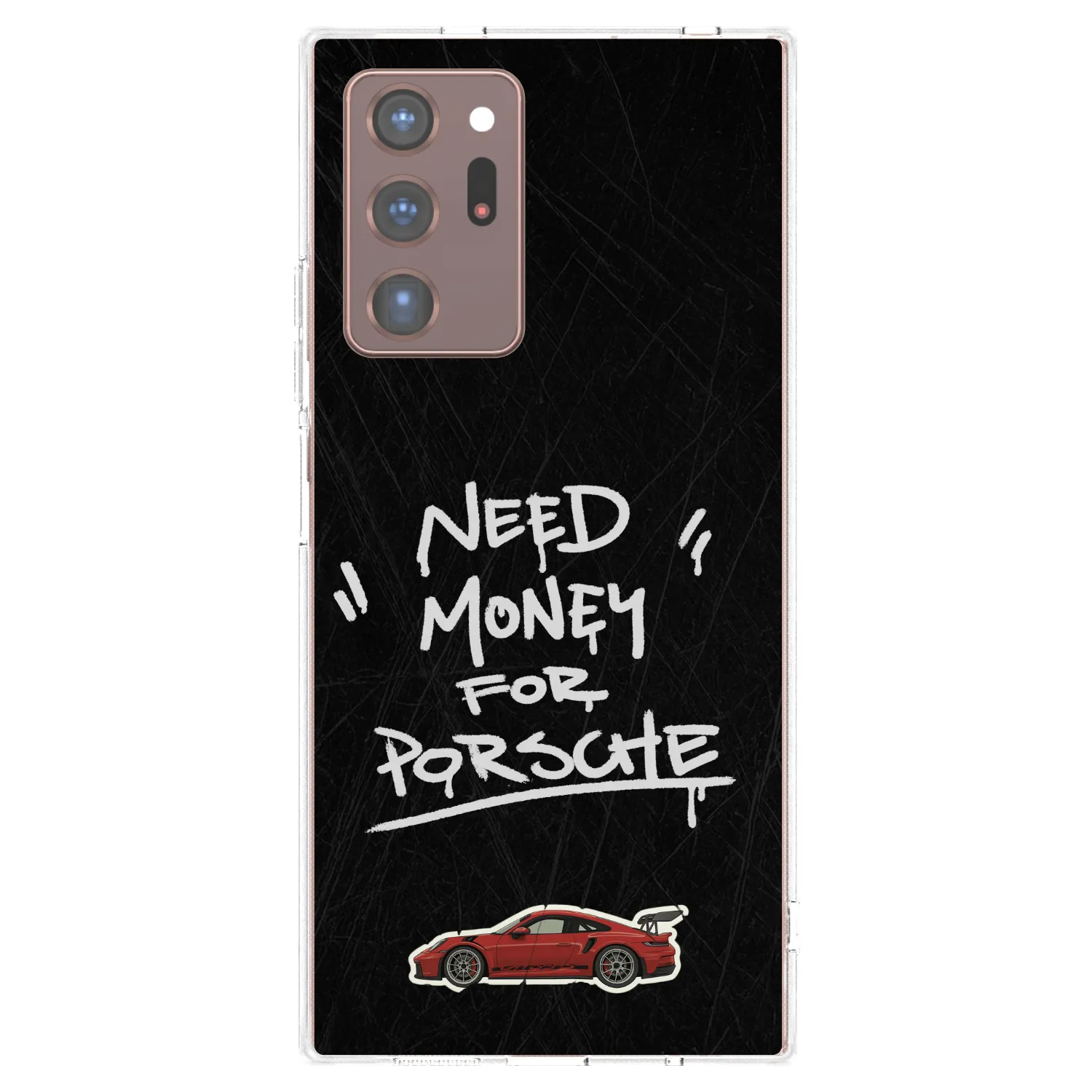 Picasee διαφανής θήκη σιλικόνης Samsung Galaxy Note 20 Ultra - Dark Racer