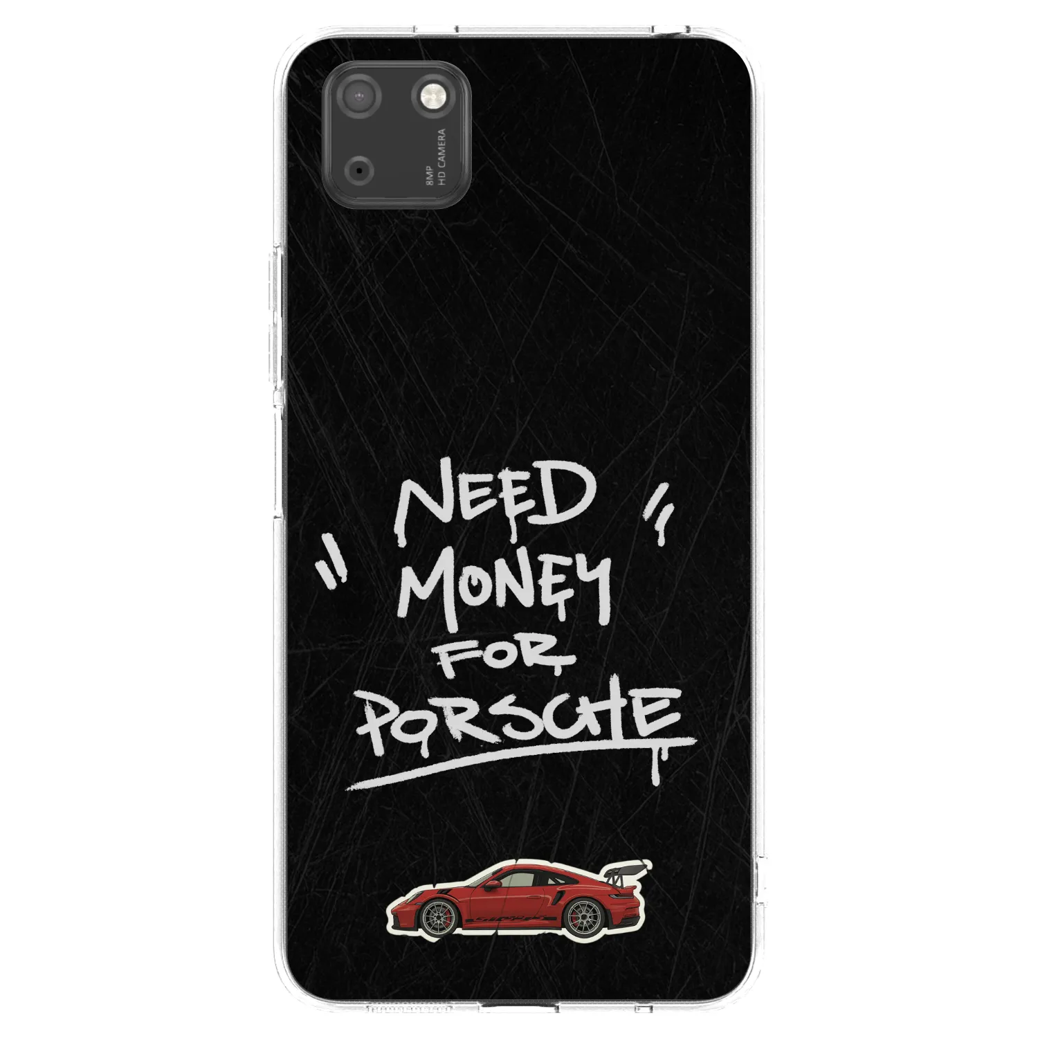 Picasee διαφανής θήκη σιλικόνης Huawei Y5P - Dark Racer