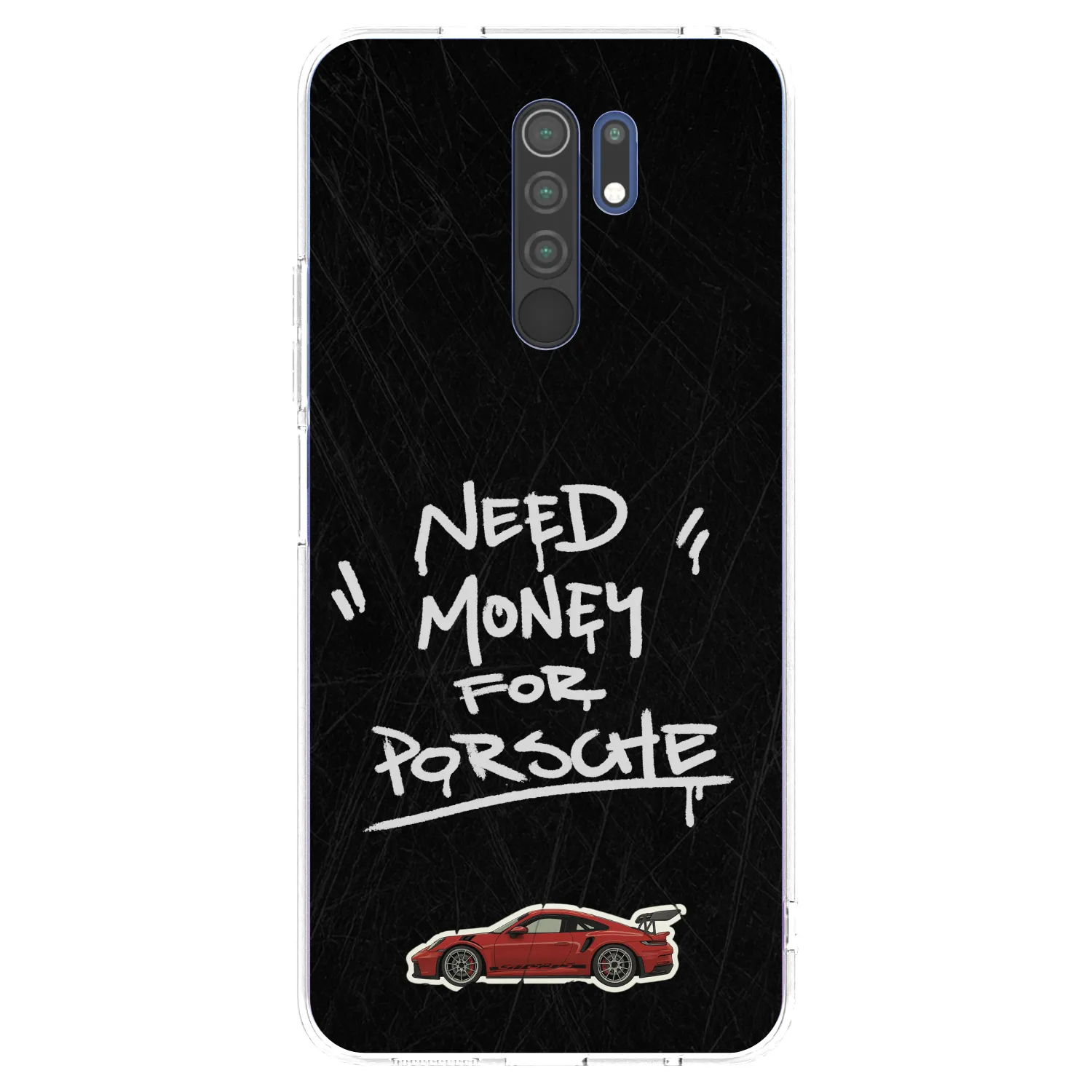 Picasee διαφανής θήκη σιλικόνης Xiaomi Redmi 9 - Dark Racer