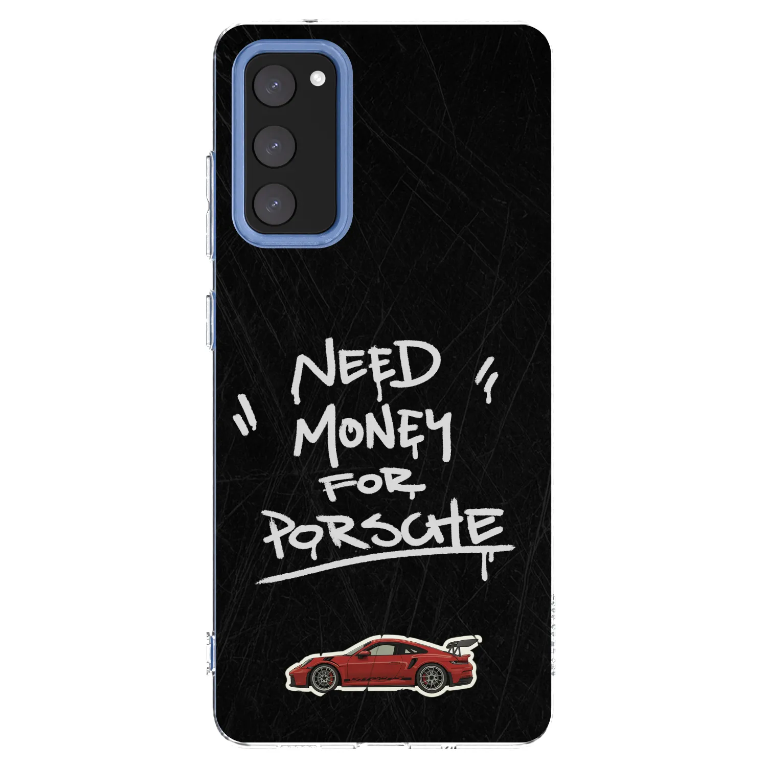 Picasee διαφανής θήκη σιλικόνης Samsung Galaxy S20 FE - Dark Racer