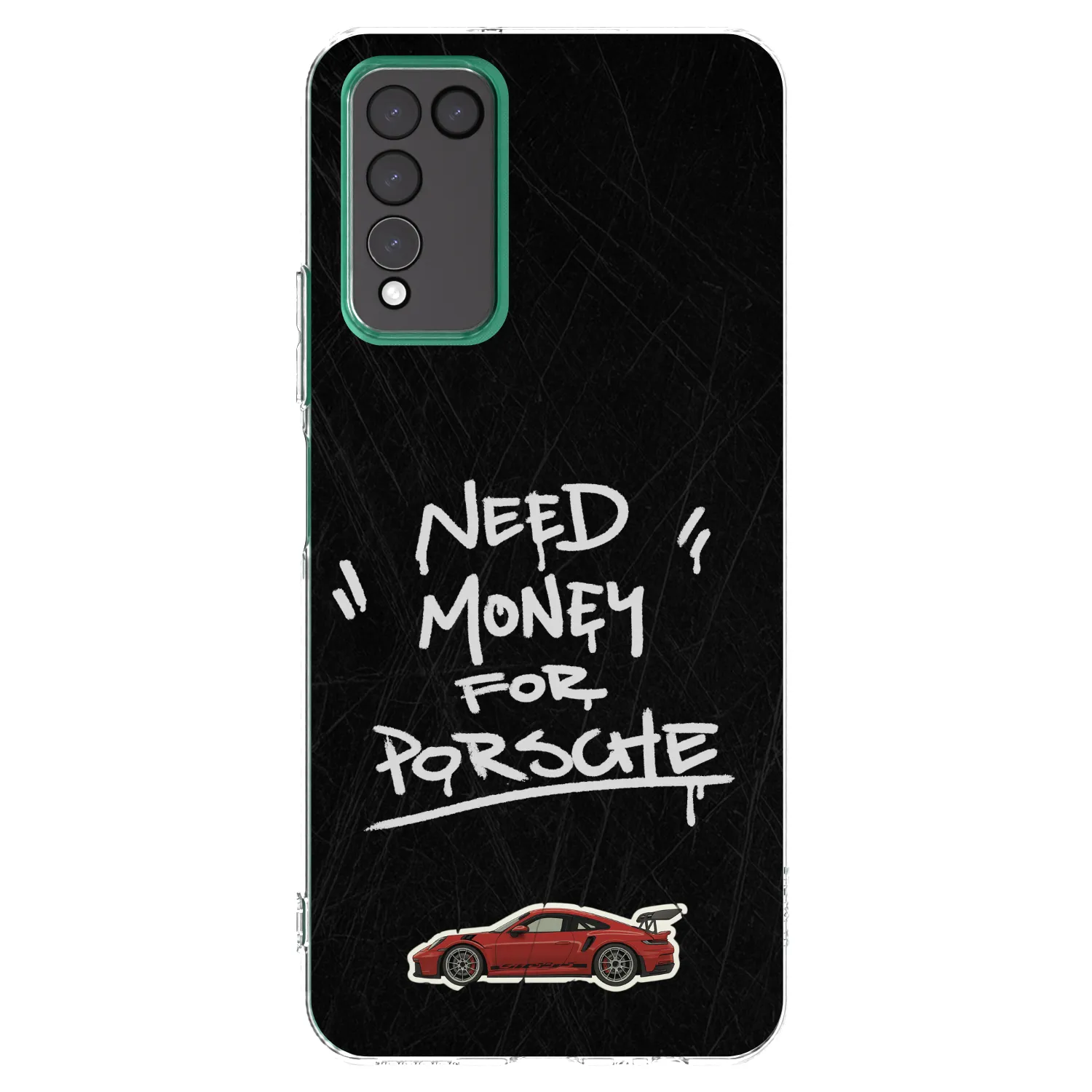 Picasee διαφανής θήκη σιλικόνης Honor 10X Lite - Dark Racer