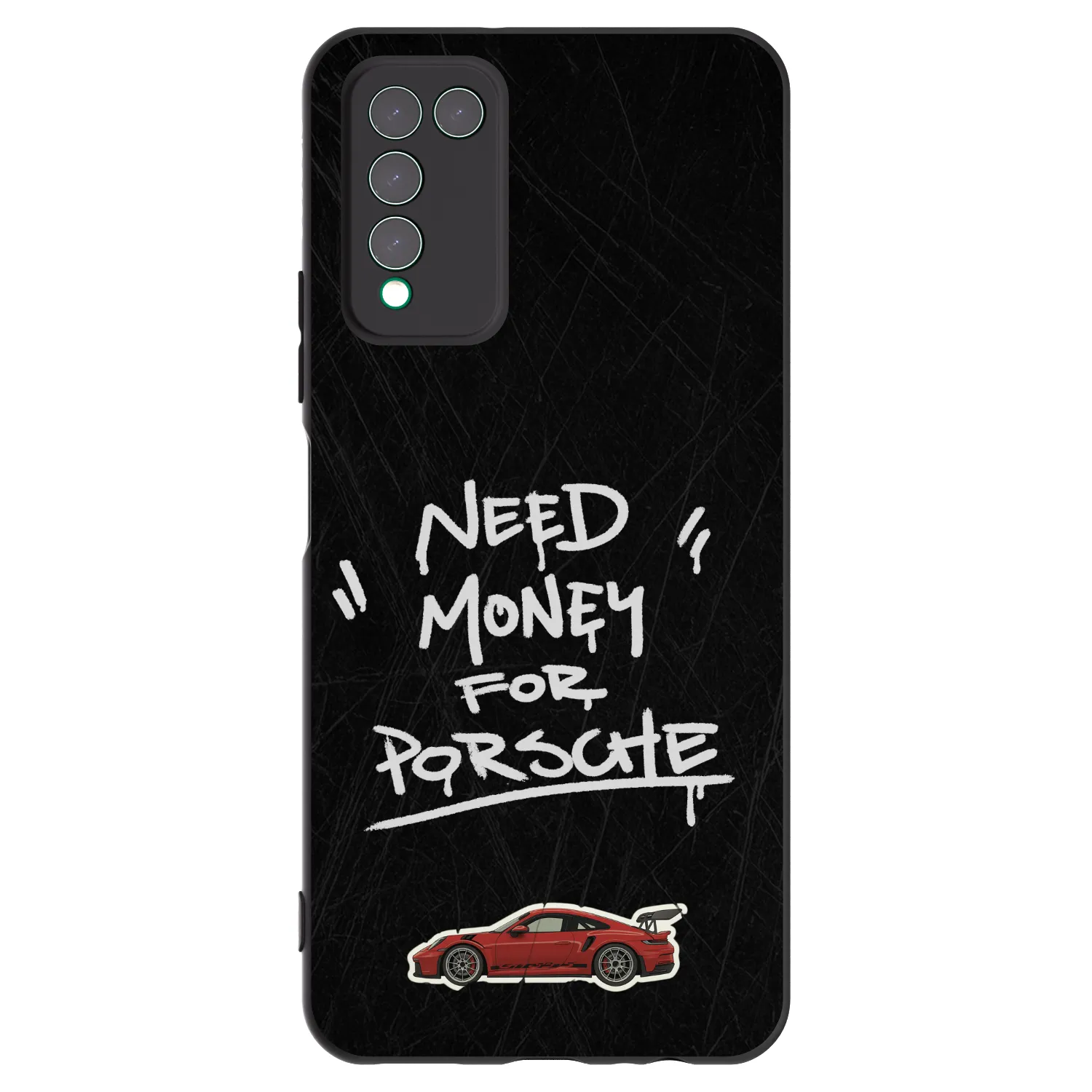 Picasee Μαύρη θήκη σιλικόνης για Honor 10X Lite - Dark Racer