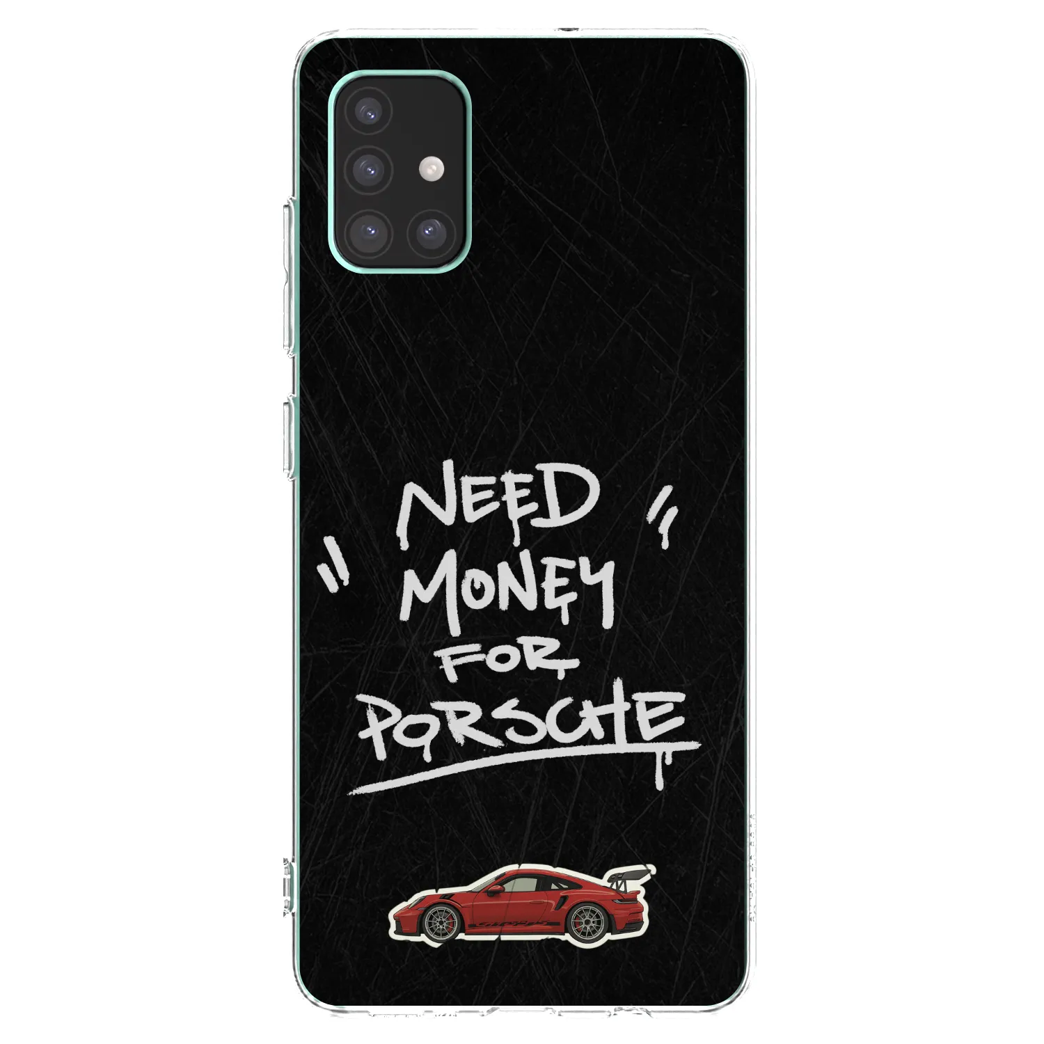 Picasee διαφανής θήκη σιλικόνης Samsung Galaxy M51 M515F - Dark Racer