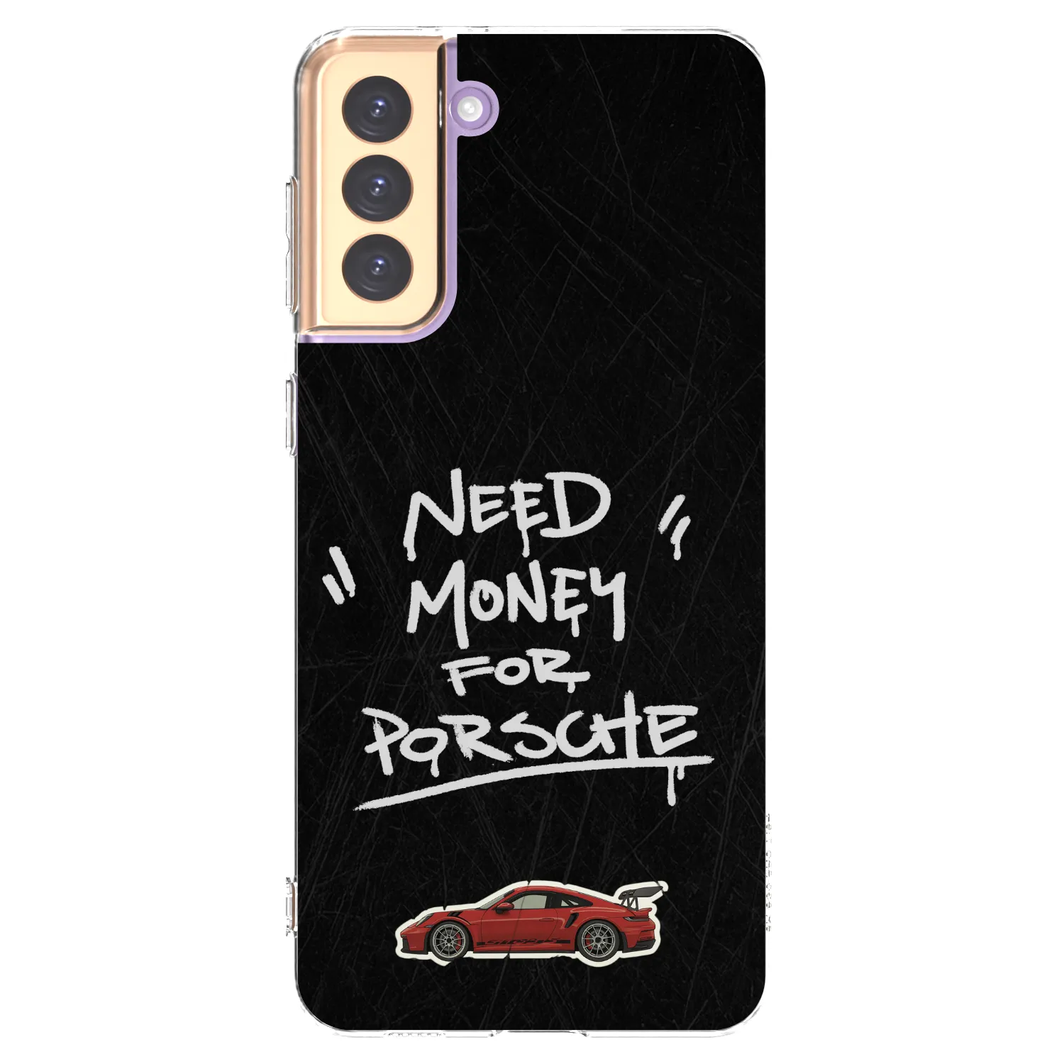 Picasee διαφανής θήκη σιλικόνης Samsung Galaxy S21+ 5G G996F - Dark Racer