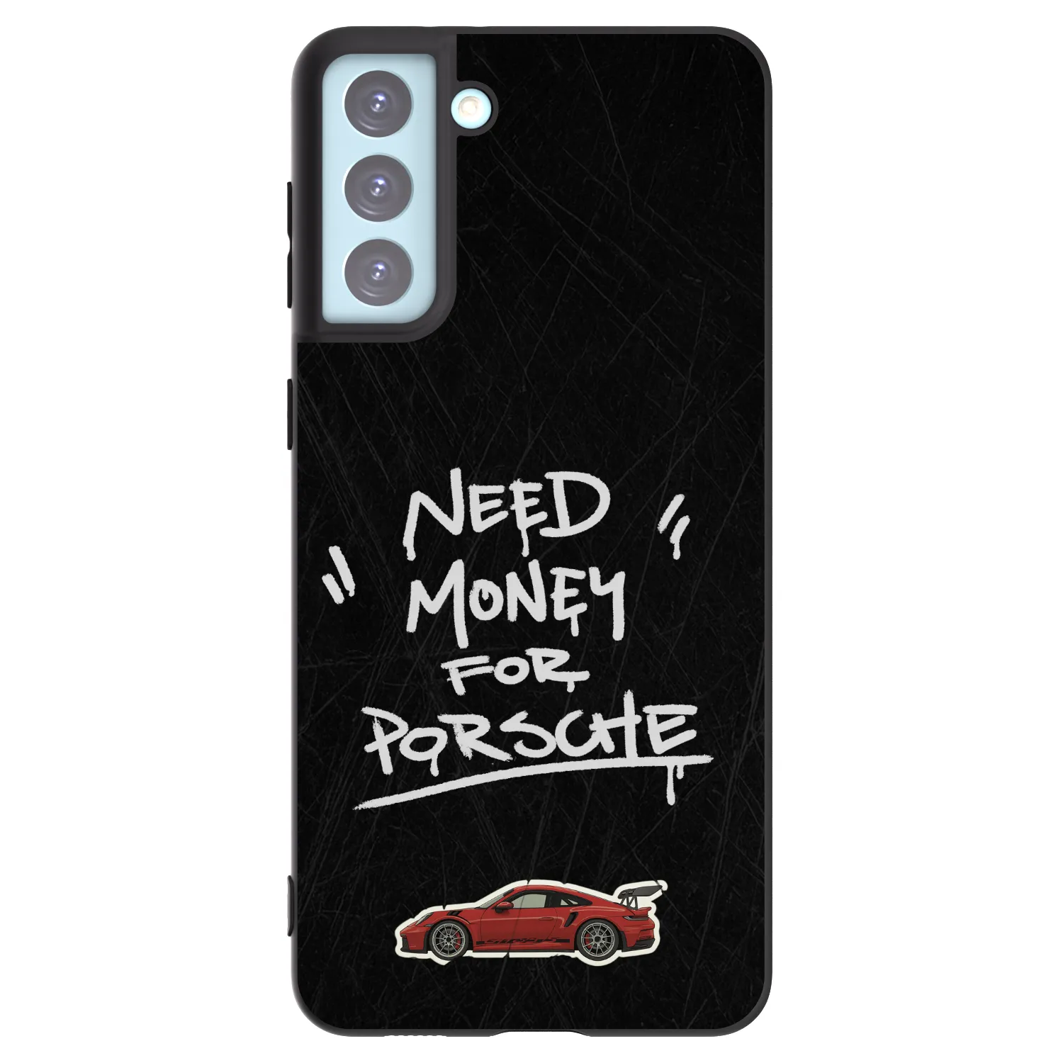 Picasee Μαύρη θήκη σιλικόνης για Samsung Galaxy S21+ 5G G996F - Dark Racer