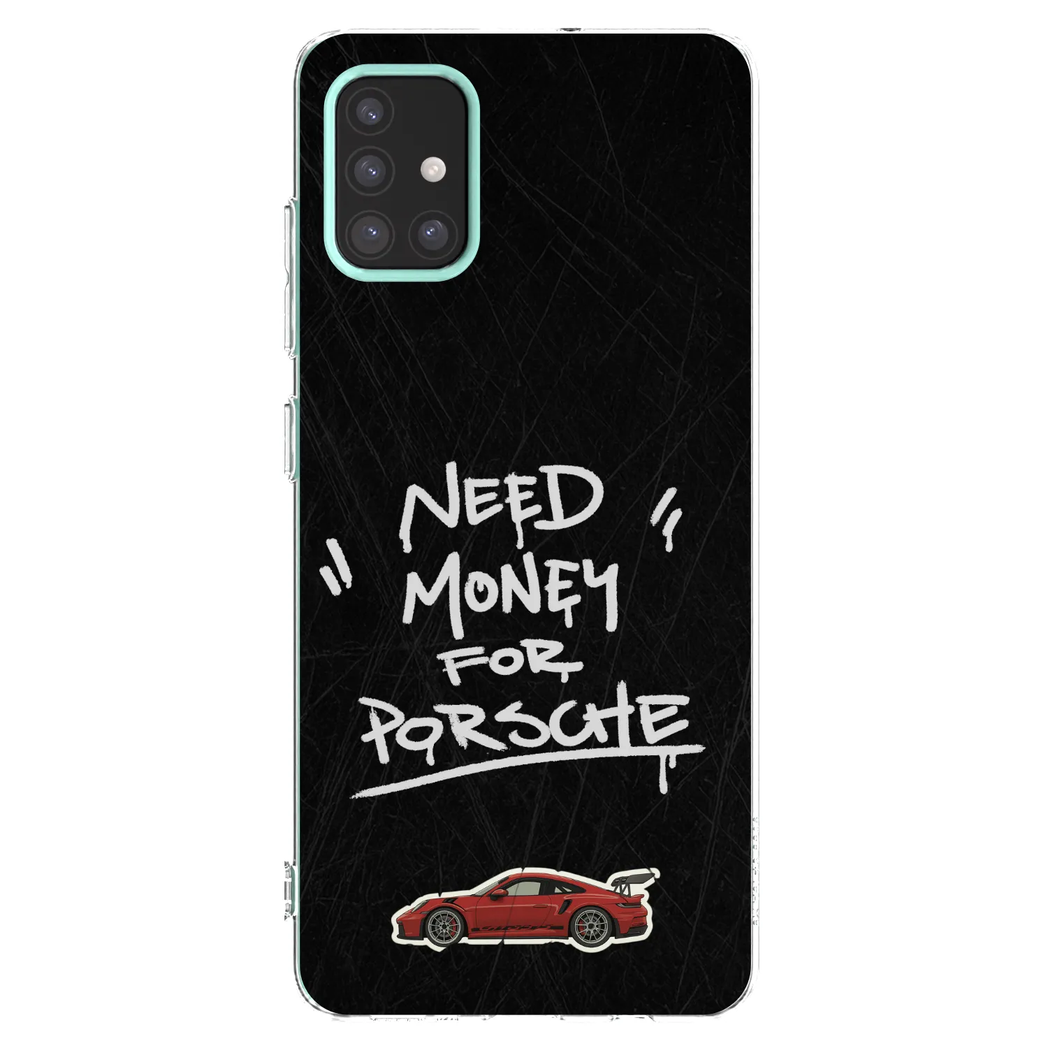 Picasee διαφανής θήκη σιλικόνης Samsung Galaxy M31s - Dark Racer