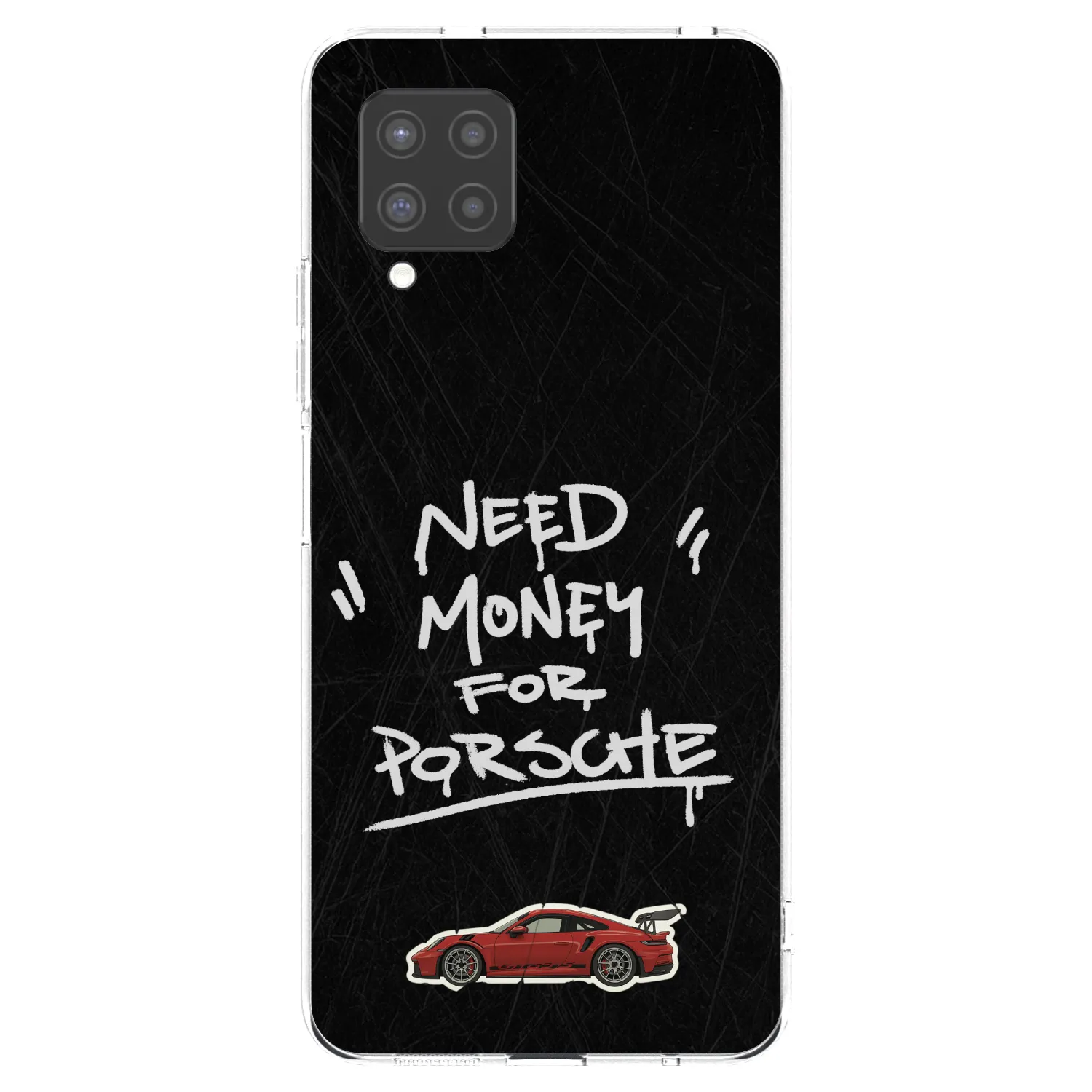 Picasee διαφανής θήκη σιλικόνης Samsung Galaxy A42 A426B - Dark Racer